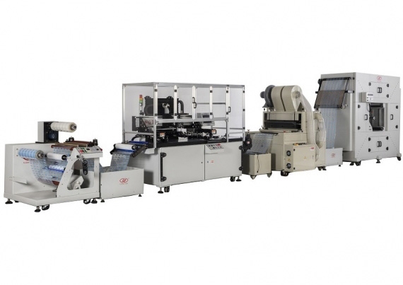 Рулонный рулонный трафаретный печатный станок и машина для порошкового напыления